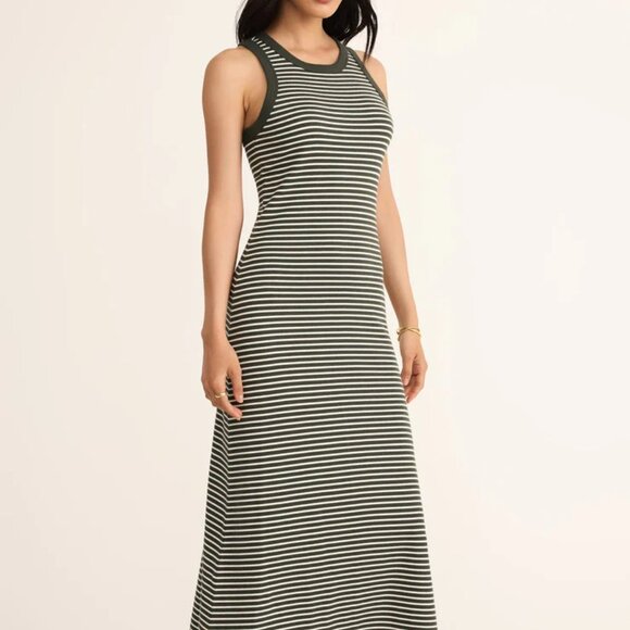 Like New. Worn Once. Z Supply Goodwin Stripe Midi Dress Size Small - Picture 1 of 2